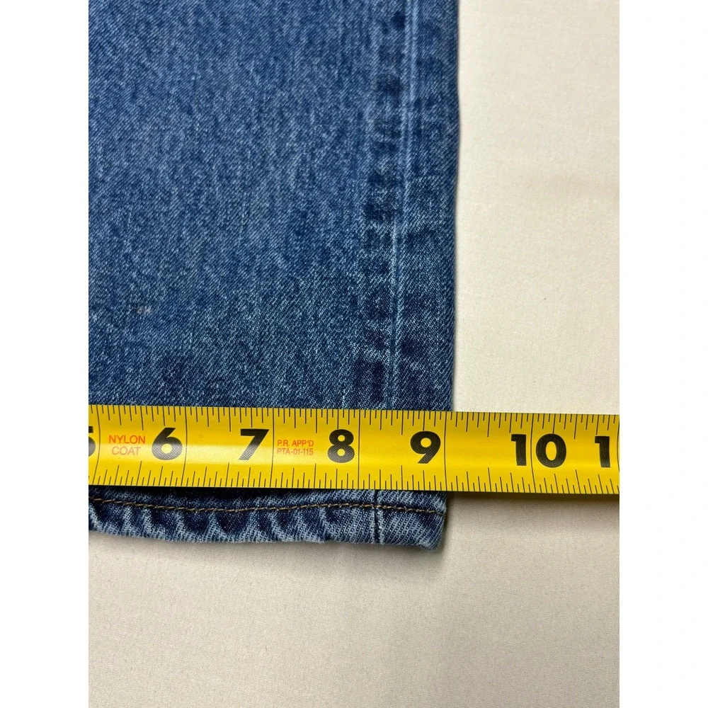 Levis 501 Original Fit Blue Jeans Mens W42 L30 Button Fly Medium Wash Denim